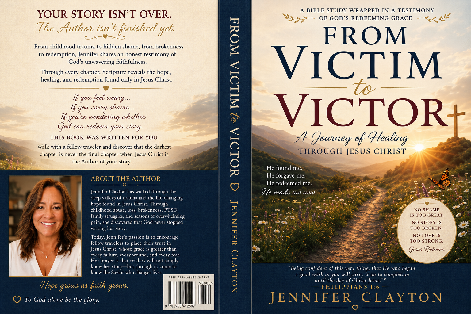 Full From Victim to Victor book cover spread